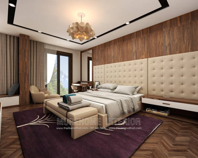 Giường ngủ biệt thự Giường ngủ biệt thự